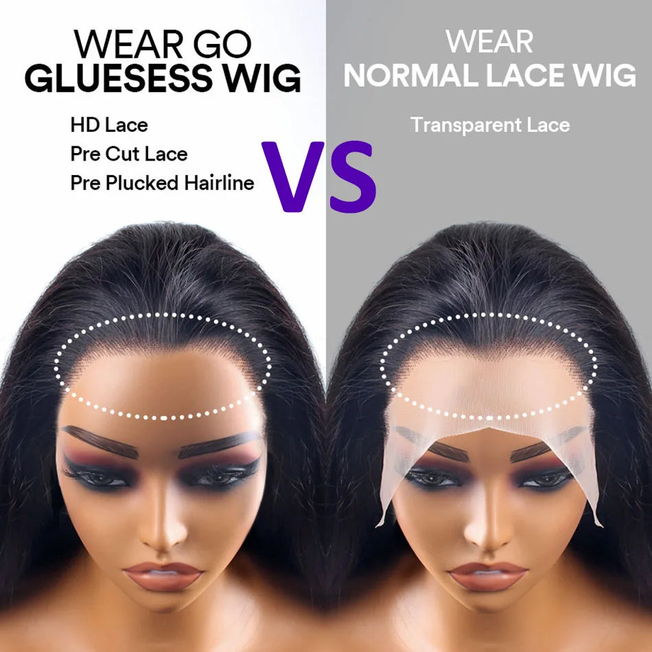 Bone Straight Glueless Wig
