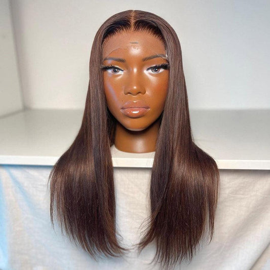 Angel Chocolate Brown Straight Wig